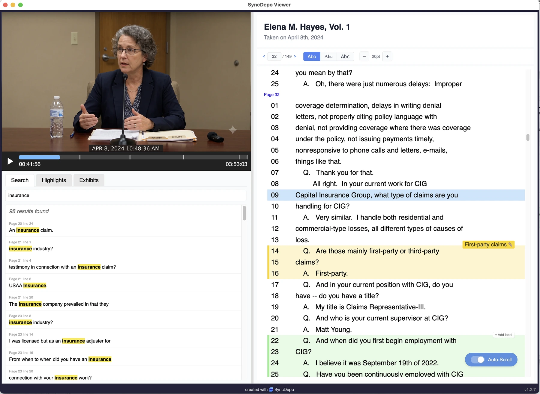 SyncDepo Viewer Screenshot